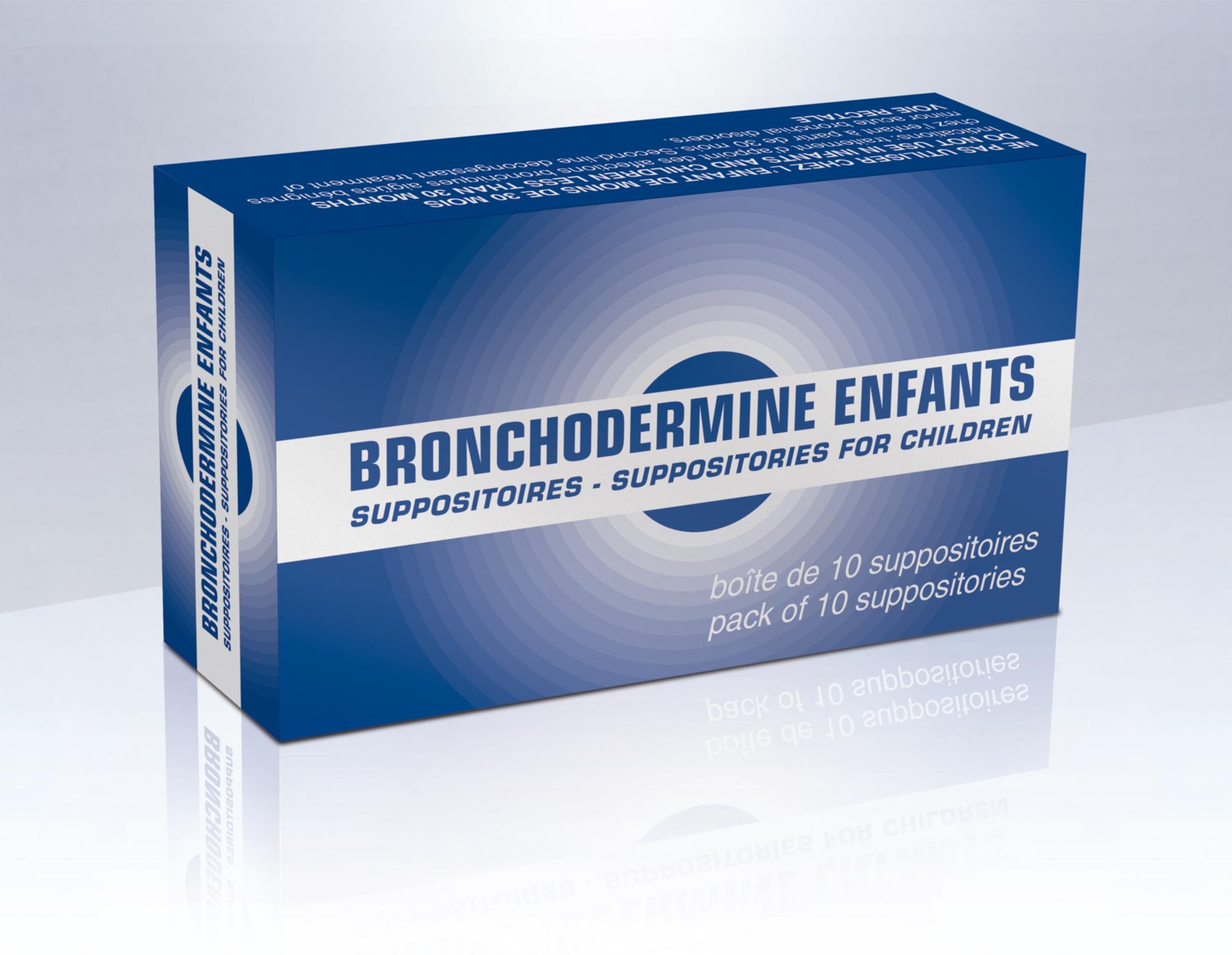 Photo de conditionnement <span class='vidalbox-gamme-product'>(BRONCHODERMINE suppos enfants)</span>