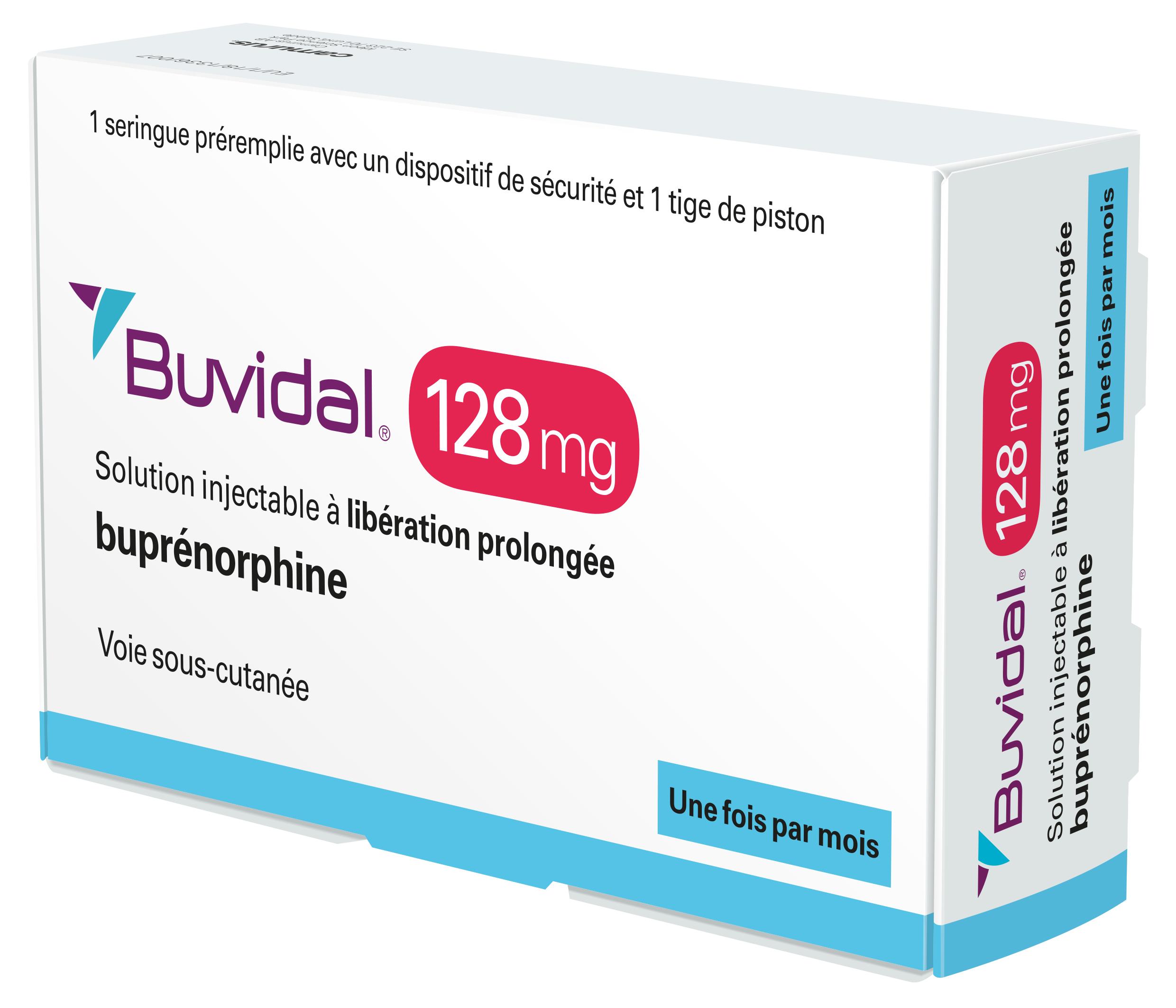 Photo de conditionnement <span class='vidalbox-gamme-product'>(BUVIDAL 128 mg sol inj LP)</span>