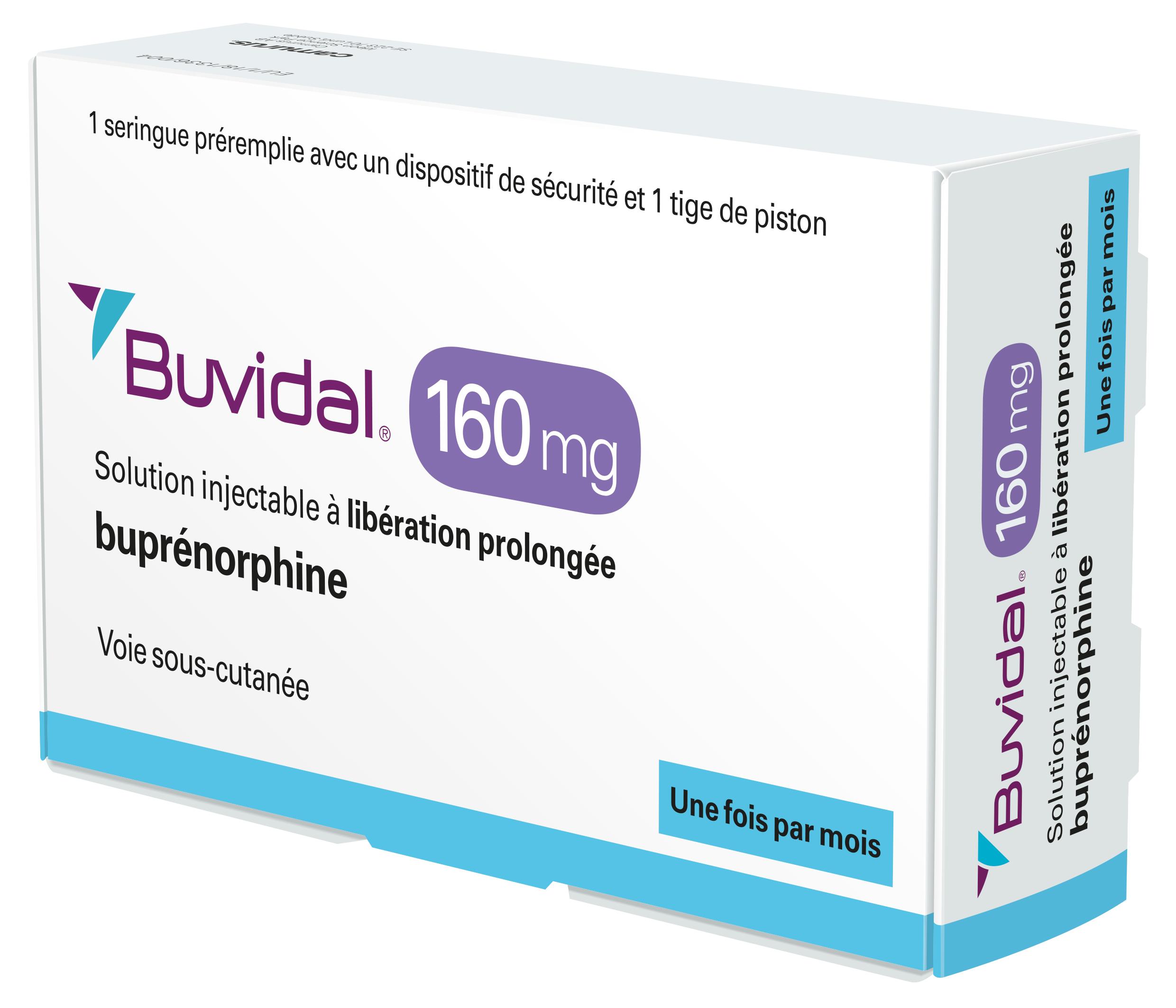Photo de conditionnement <span class='vidalbox-gamme-product'>(BUVIDAL 160 mg sol inj LP)</span>