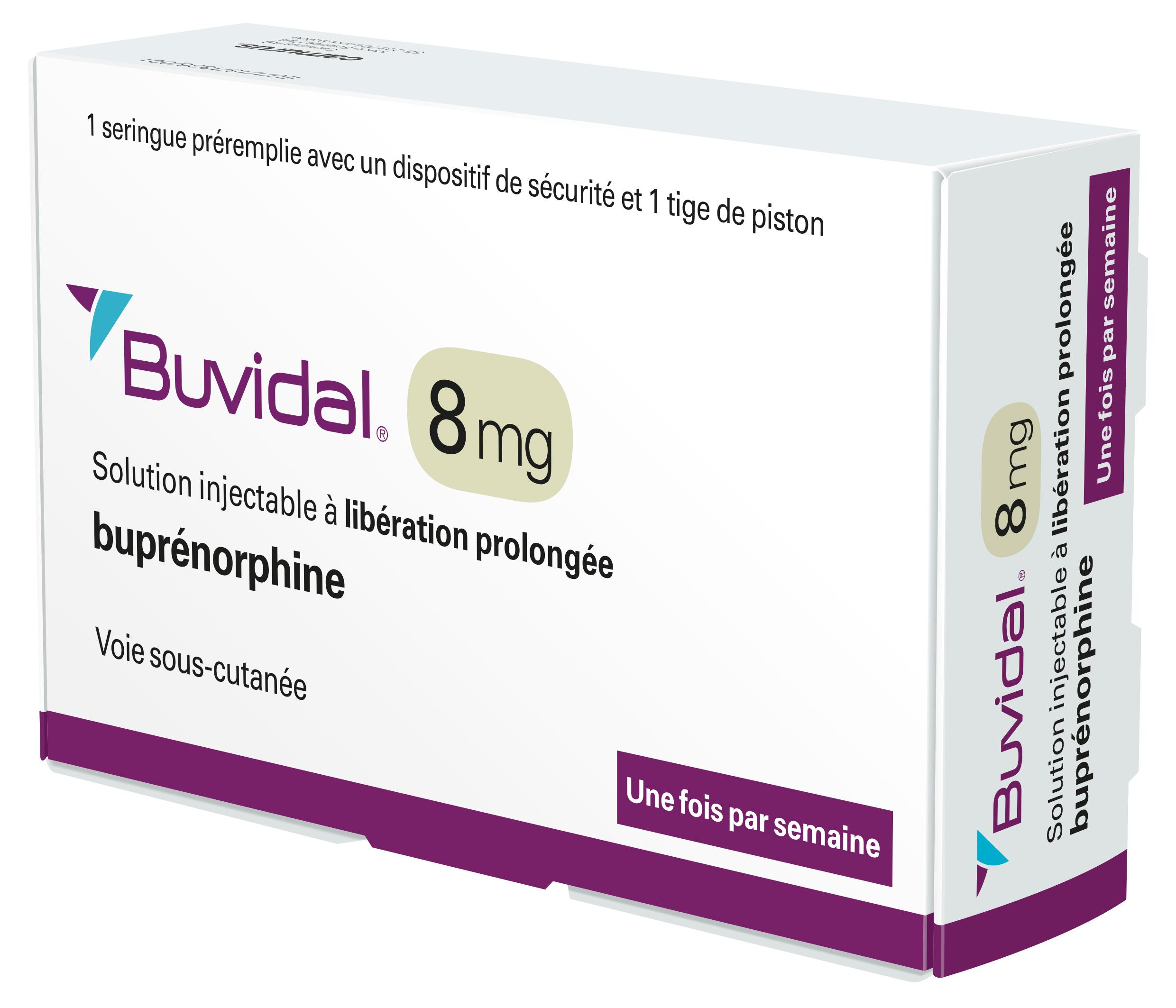 Photo de conditionnement <span class='vidalbox-gamme-product'>(BUVIDAL 8 mg sol inj LP)</span>