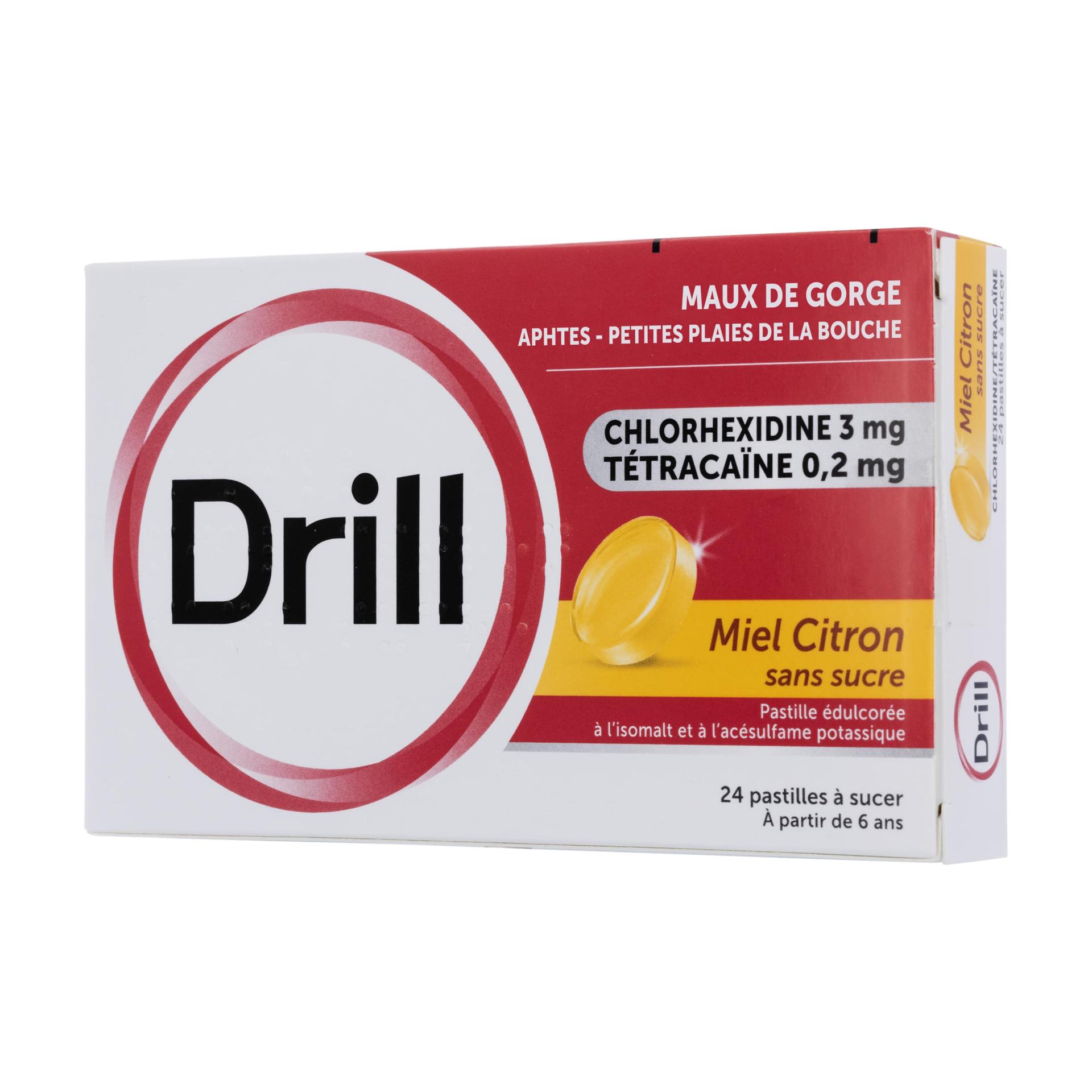 Photo de conditionnement <span class='vidalbox-gamme-product'>(DRILL past miel citron sans sucre édulcorée à l'isomalt et à l'acésulfame potas)</span>