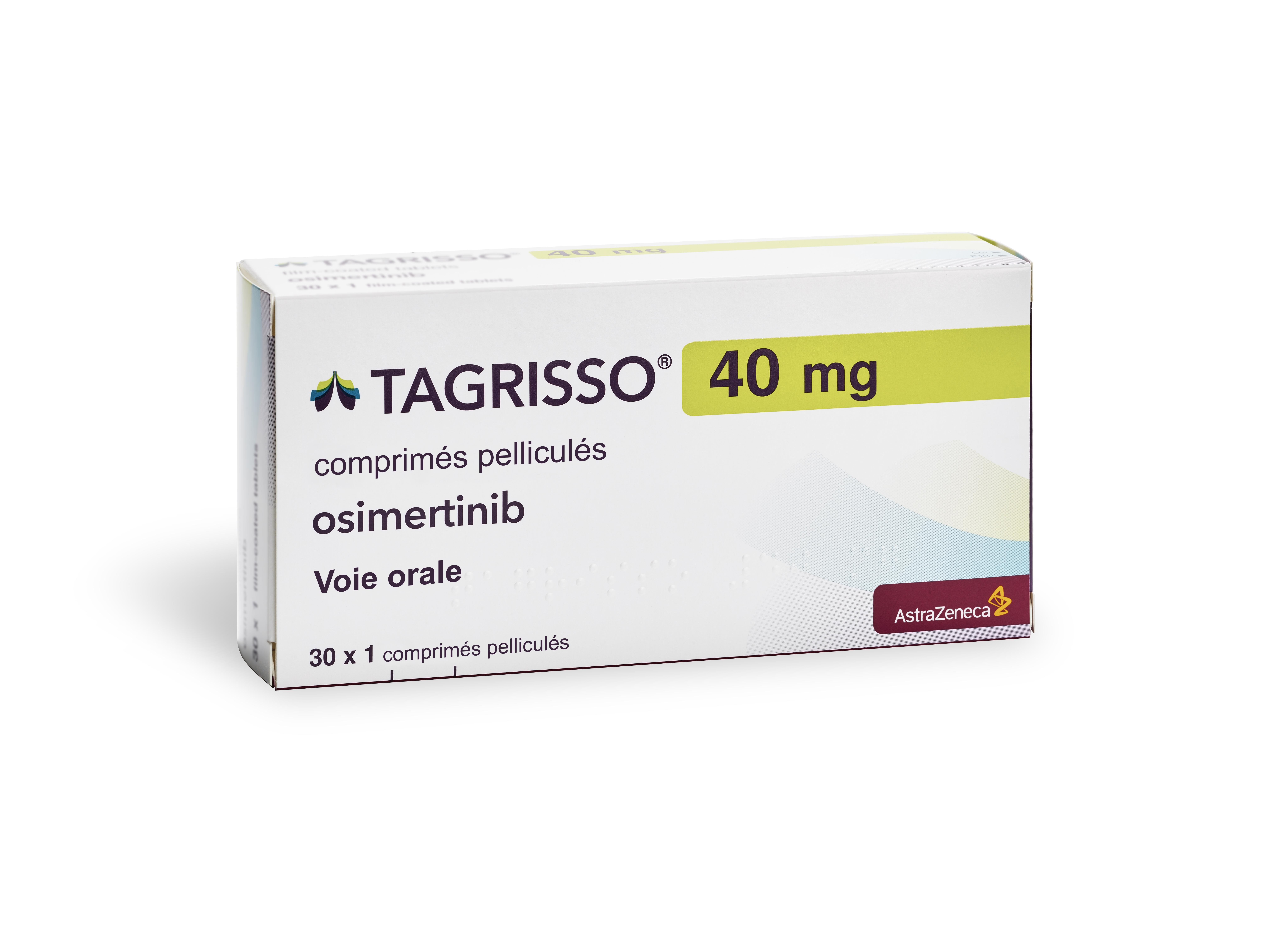 Photo de conditionnement <span class='vidalbox-gamme-product'>(TAGRISSO 40 mg cp pellic)</span>