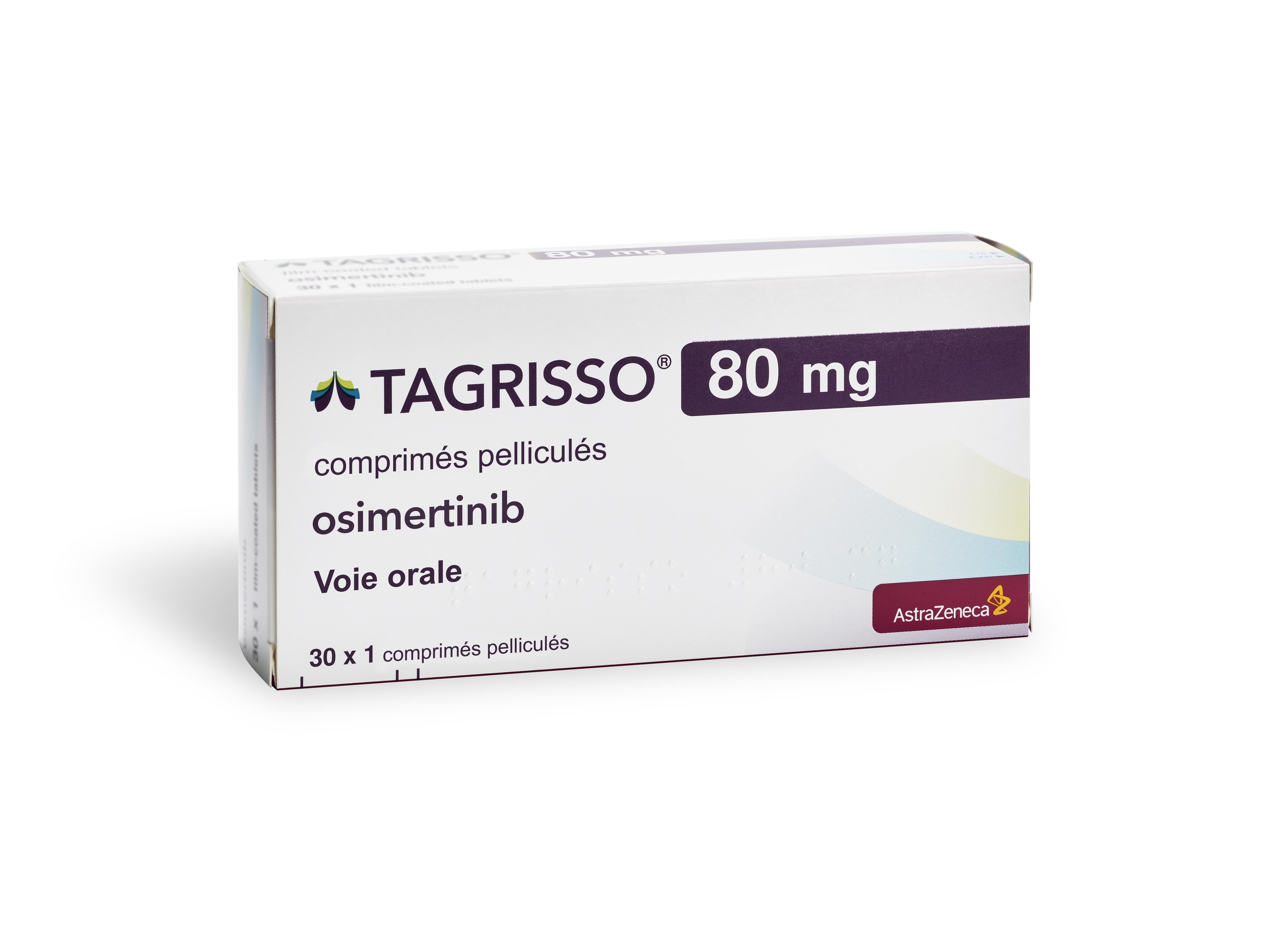 Photo de conditionnement <span class='vidalbox-gamme-product'>(TAGRISSO 80 mg cp pellic)</span>